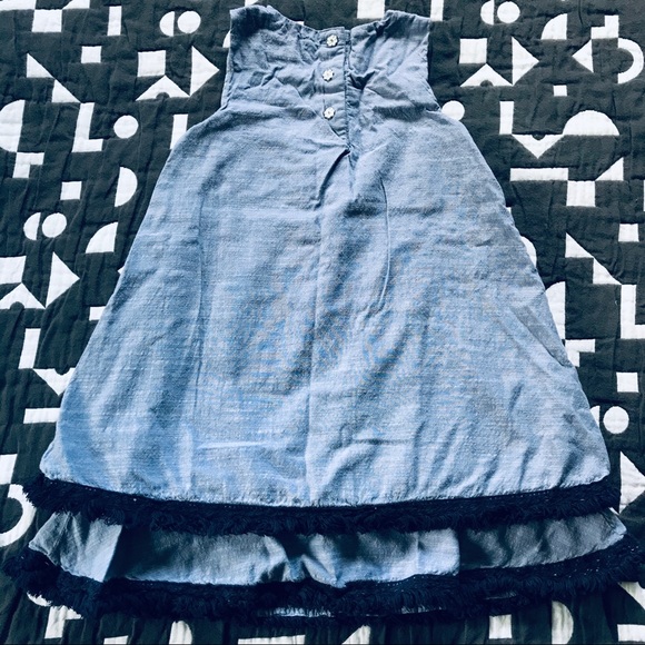 Tommy Bahama Dress Jean Floral Daisy Fringe - Picture 2 of 5